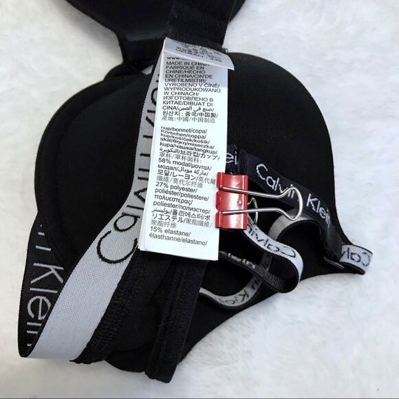 Calvin Klein NWOT Black Demi Bra Women 36C *Pls See Description* - Picture 9 of 12